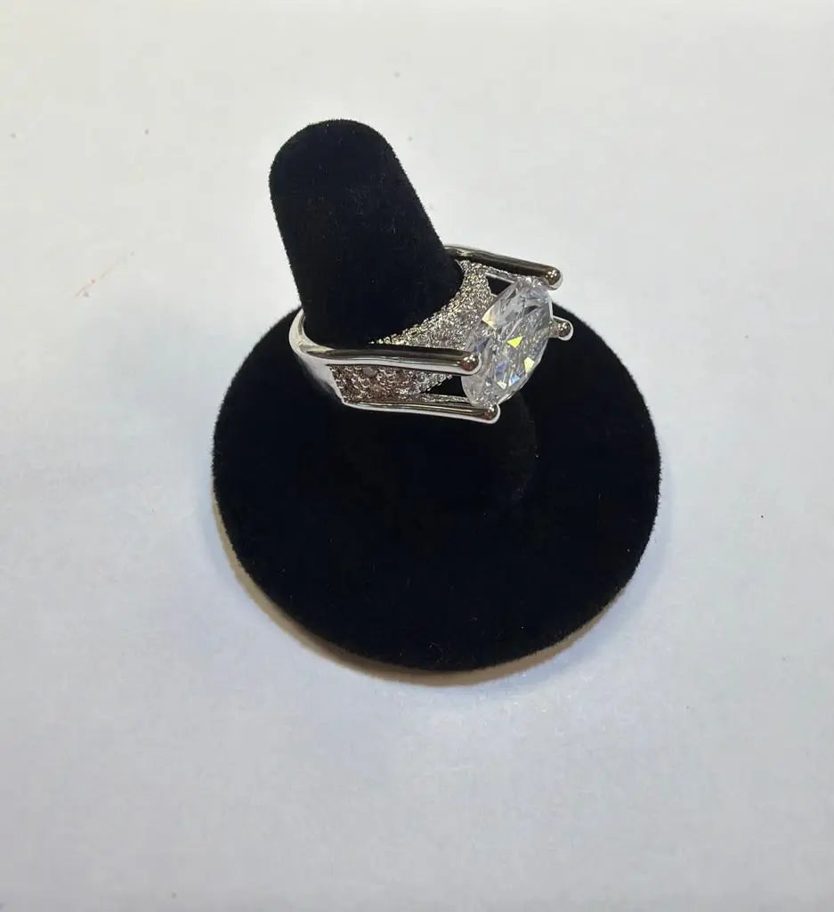 AAA+ Certified, Quality Sterling Silver, Size 7, Gem Fashion, Weight 8.7 grams, ABC-R123-7